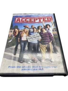 Accepted DVD wide screen rated PG13 English 93 minutes universal READ